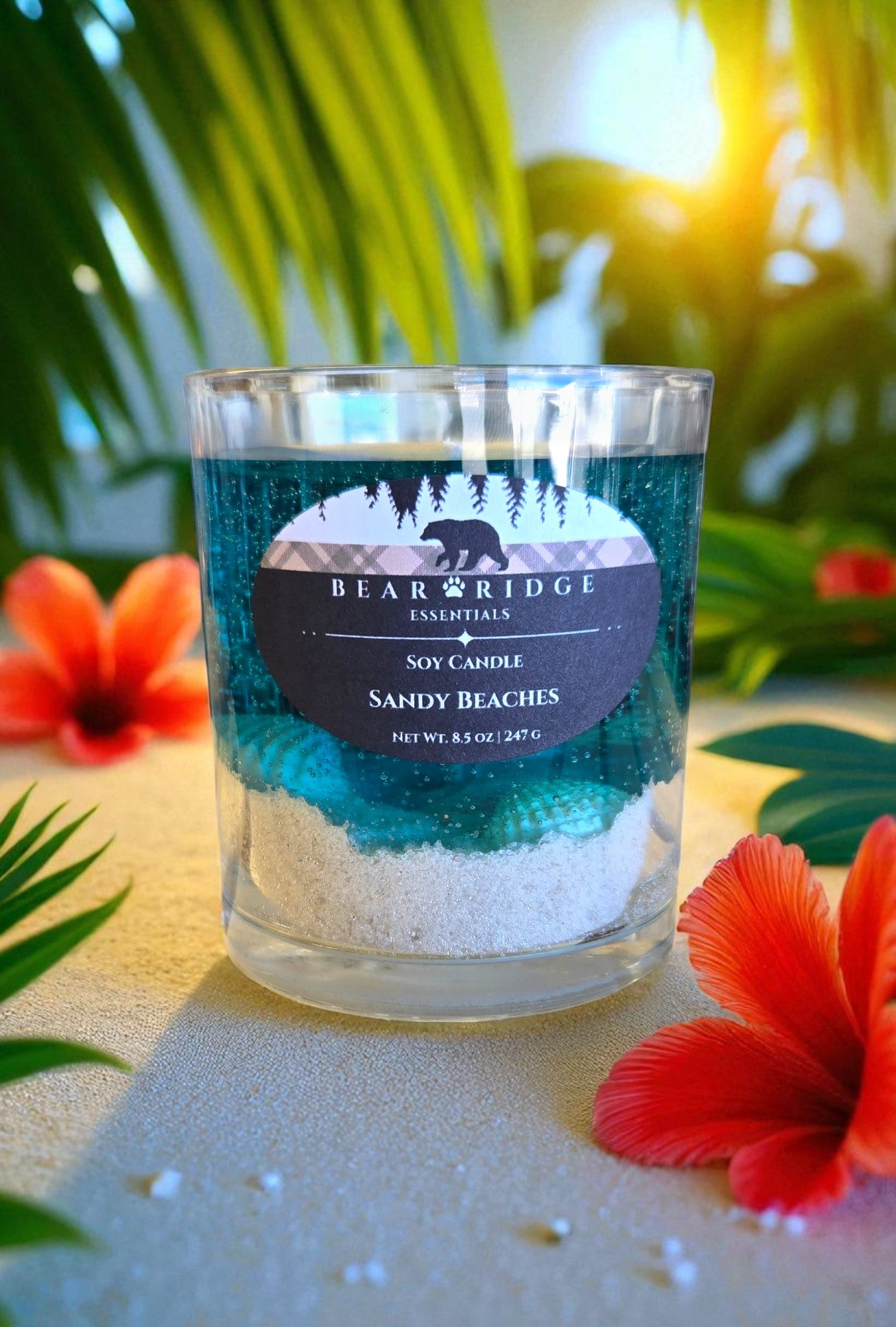 Sandy Beaches Deluxe Gel Candle