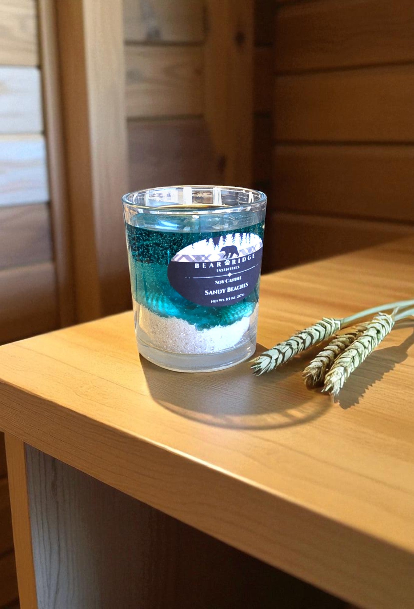 Sandy Beaches Deluxe Gel Candle