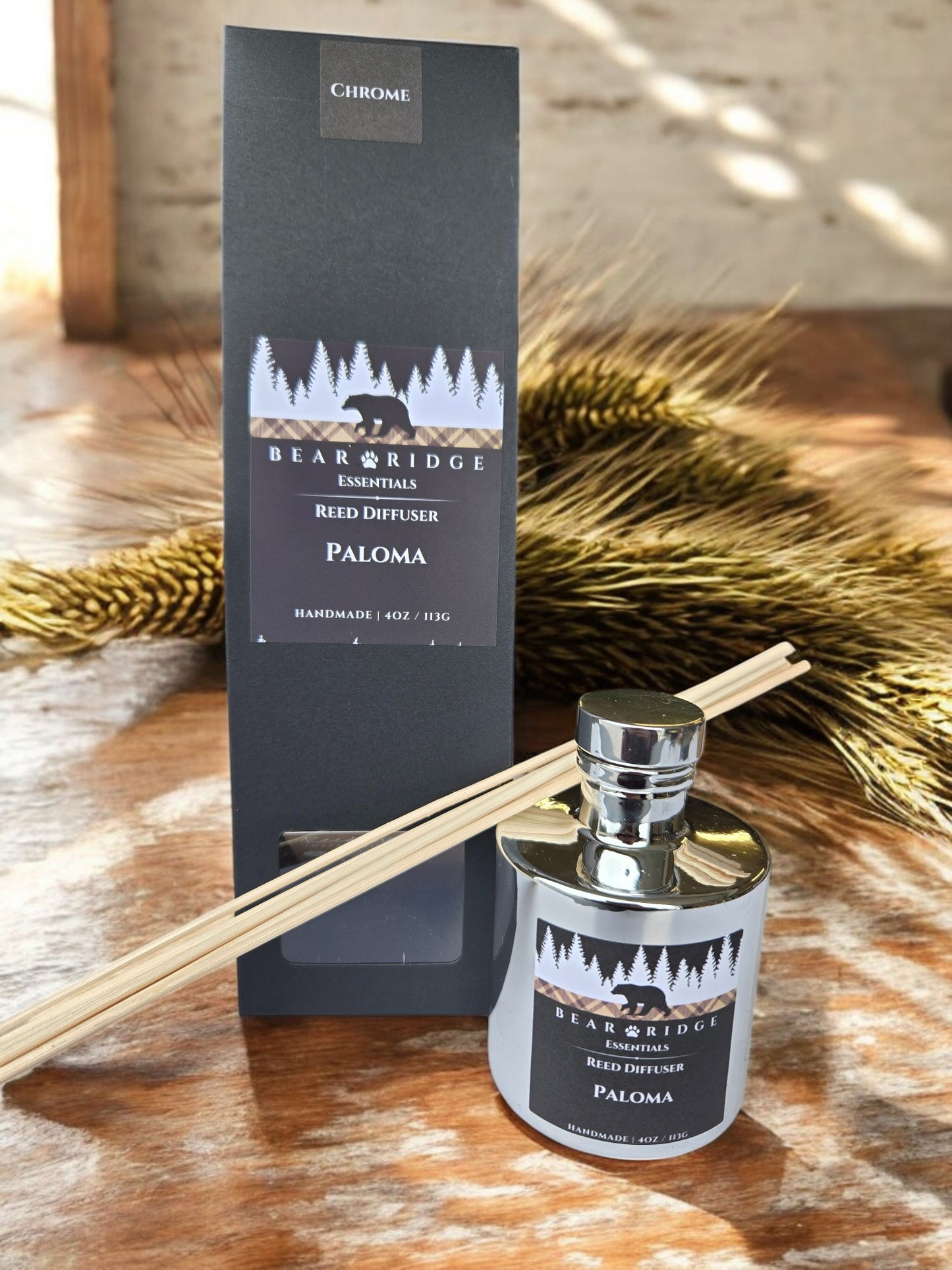 Reed Diffuser Chrome Bottle