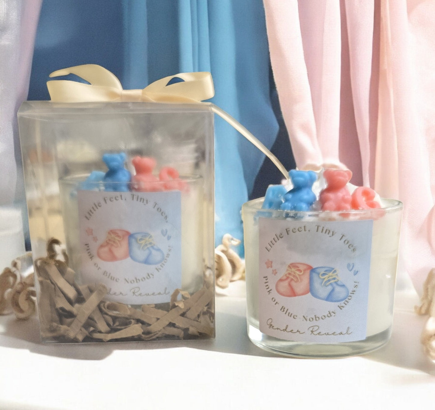 Gender Reveal Candle- Signature Deluxe Candle