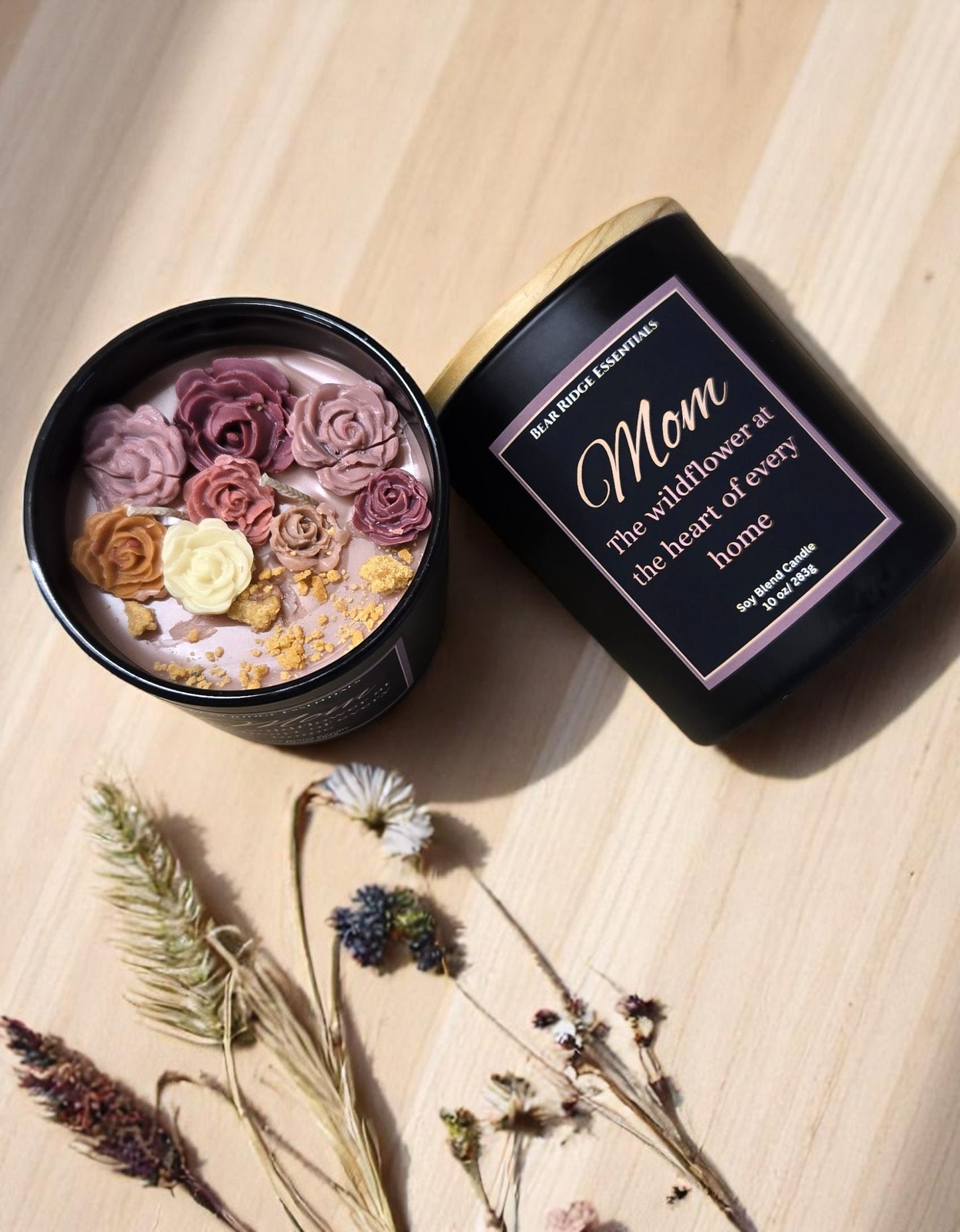 Mom- Wildflower Creme Cake- Soy Blend Candles- Limited Edition