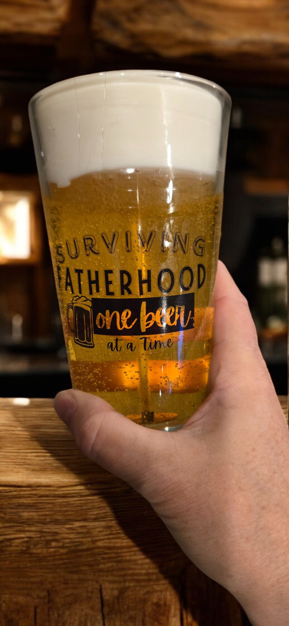 Surviving Fatherhood- Signature Deluxe Gel Beer Candle