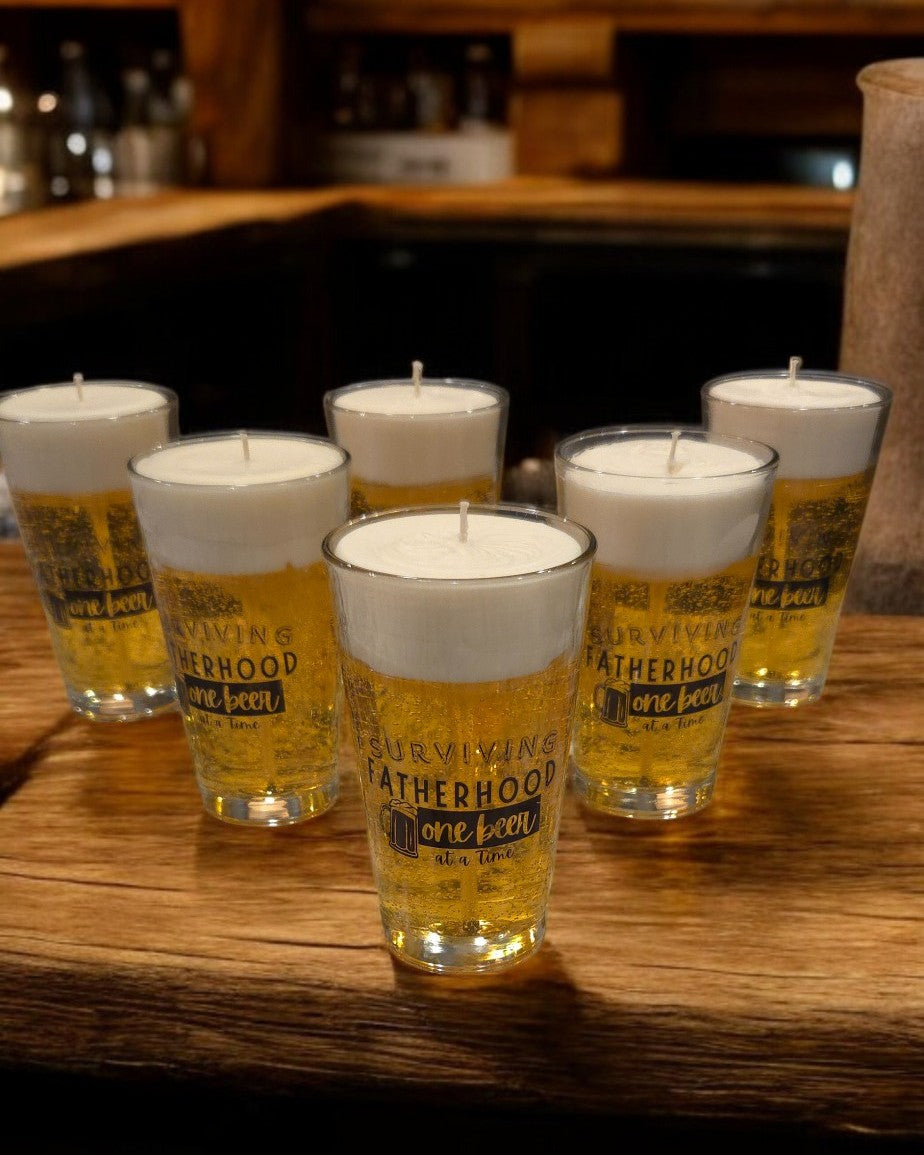 Surviving Fatherhood- Signature Deluxe Gel Beer Candle