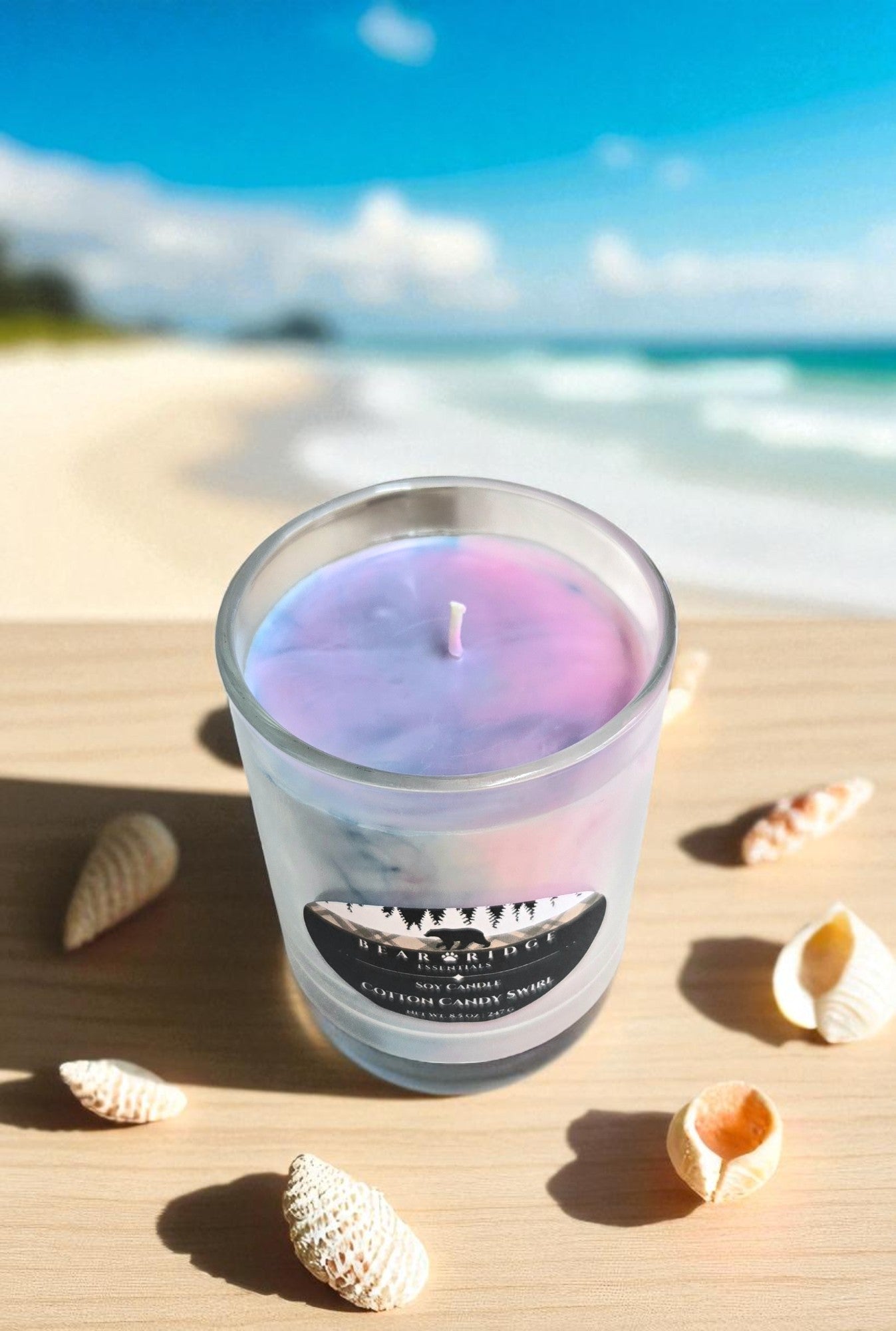 Cotton Candy Swirl- Signature Deluxe Candle