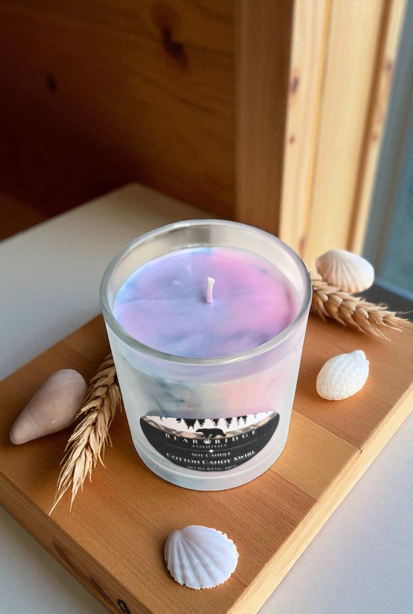 Cotton Candy Swirl- Signature Deluxe Candle