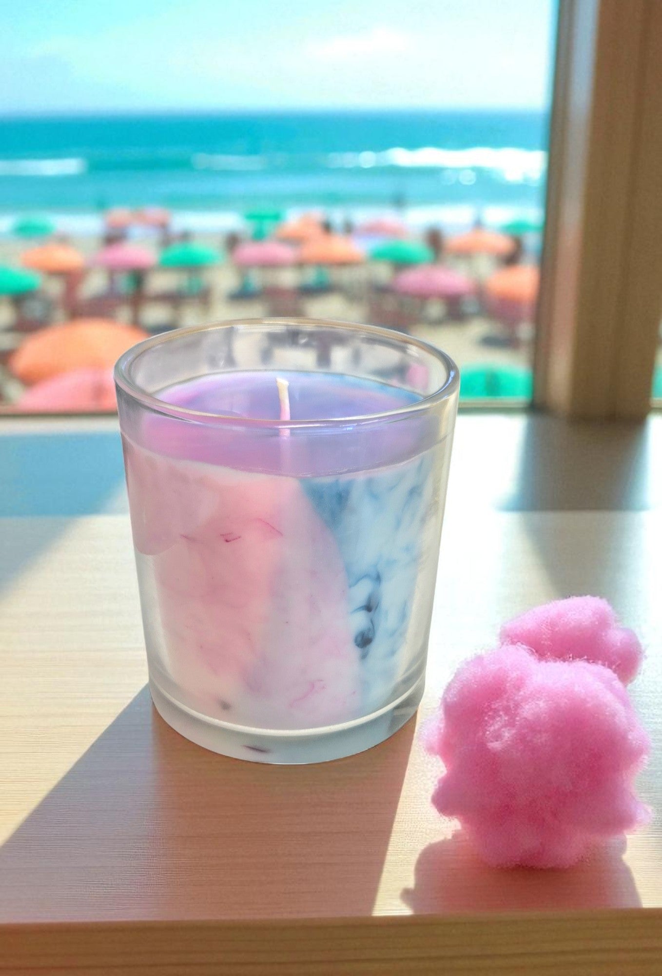 Cotton Candy Swirl- Signature Deluxe Candle