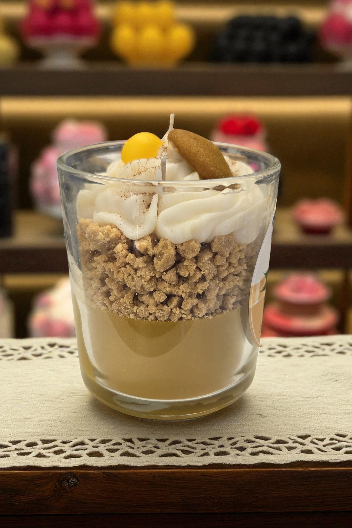 Lemon Almond Wafer Deluxe Candle 10 oz