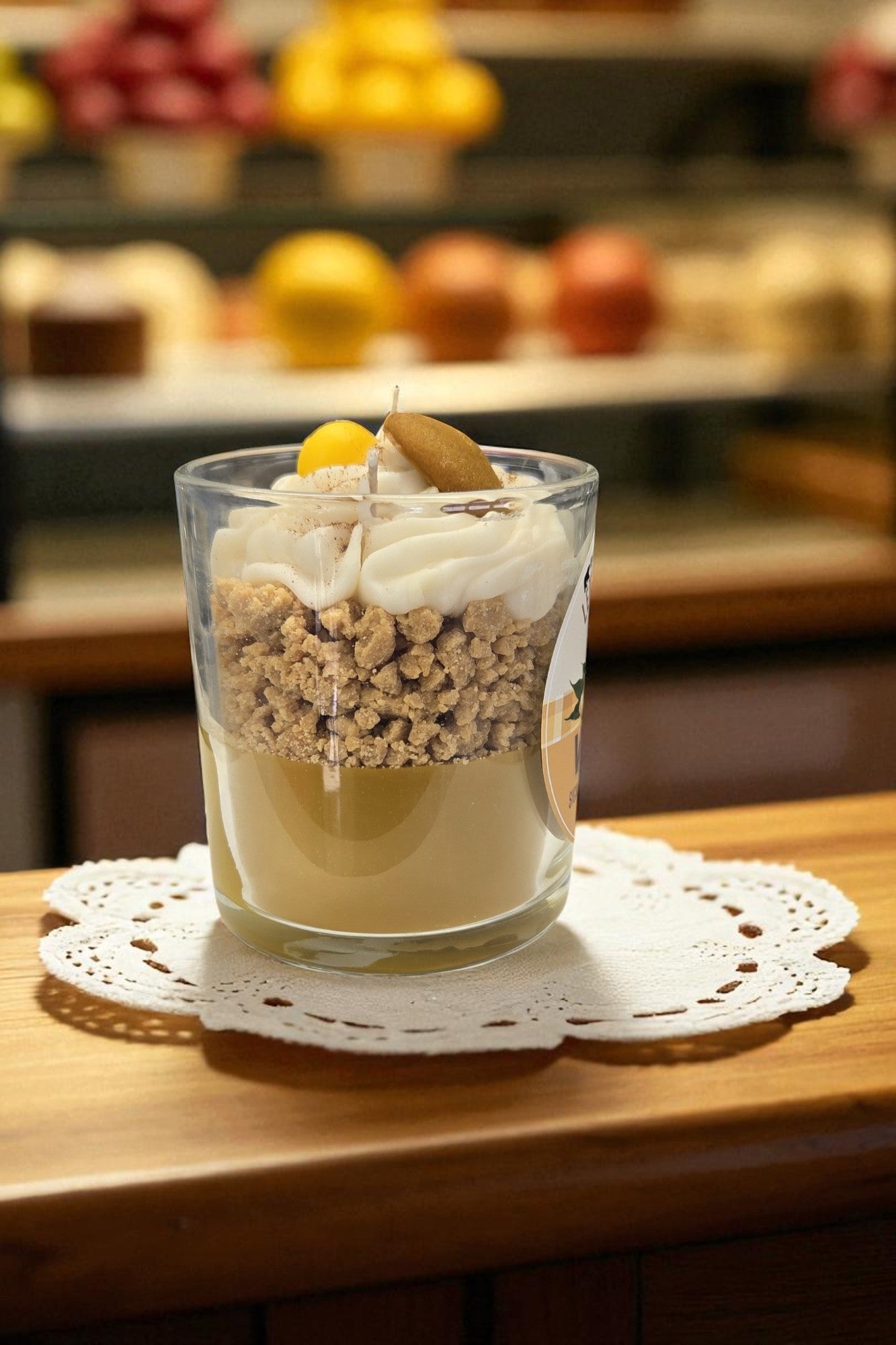 Lemon Almond Wafer Deluxe Candle 10 oz