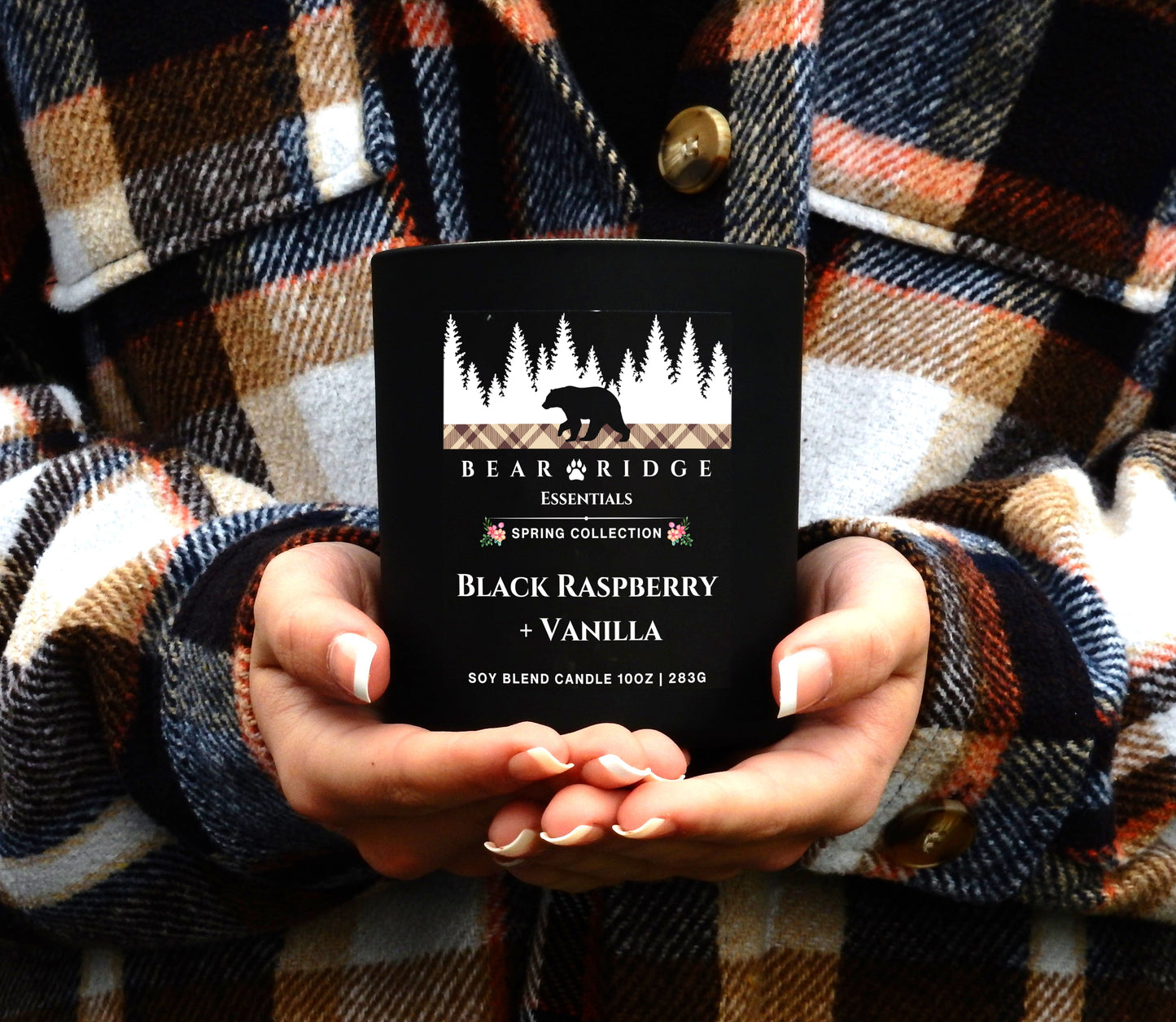 Black Raspberry + Vanilla 10 oz Candle