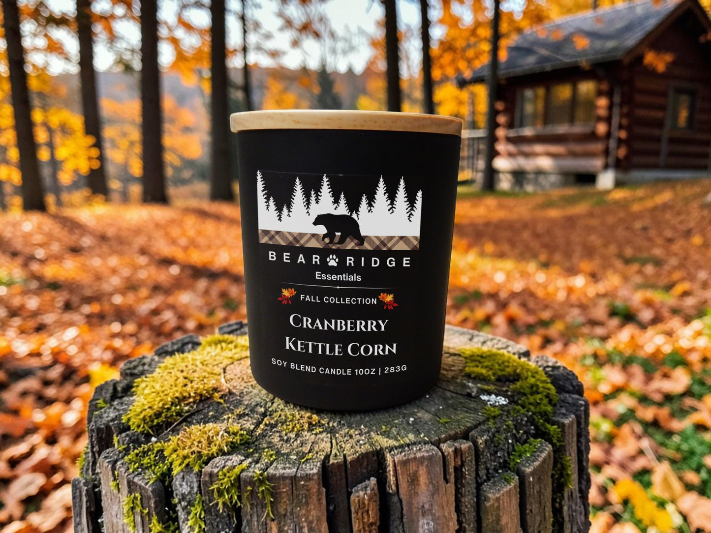 Cranberry Kettle Corn 10 oz Candle