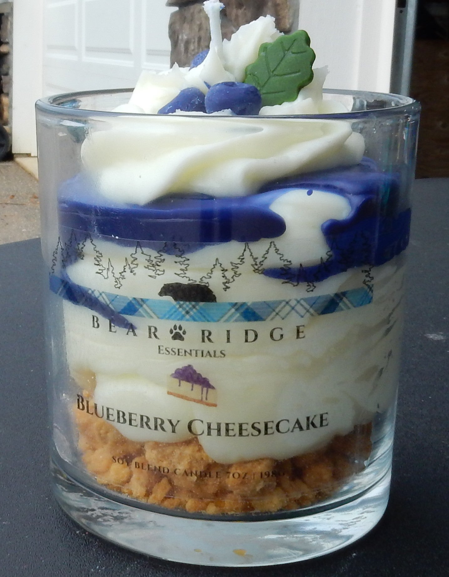 Blueberry Cheesecake Deluxe Dessert Candle