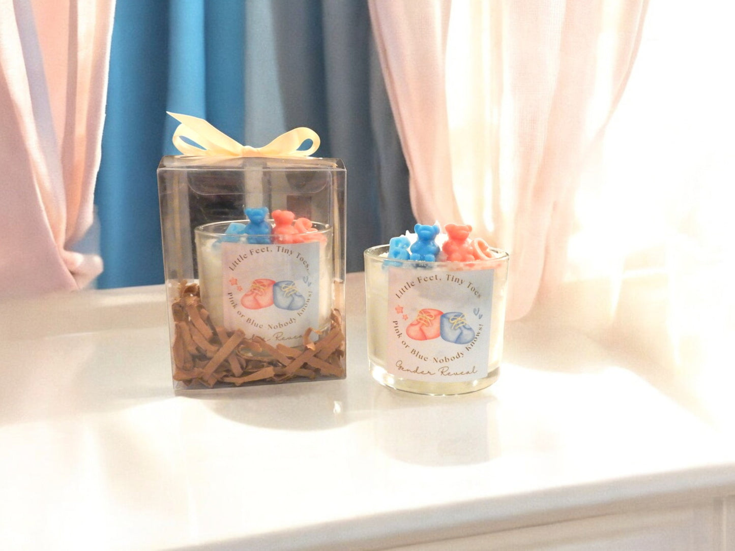 Gender Reveal Candle- Signature Deluxe Candle