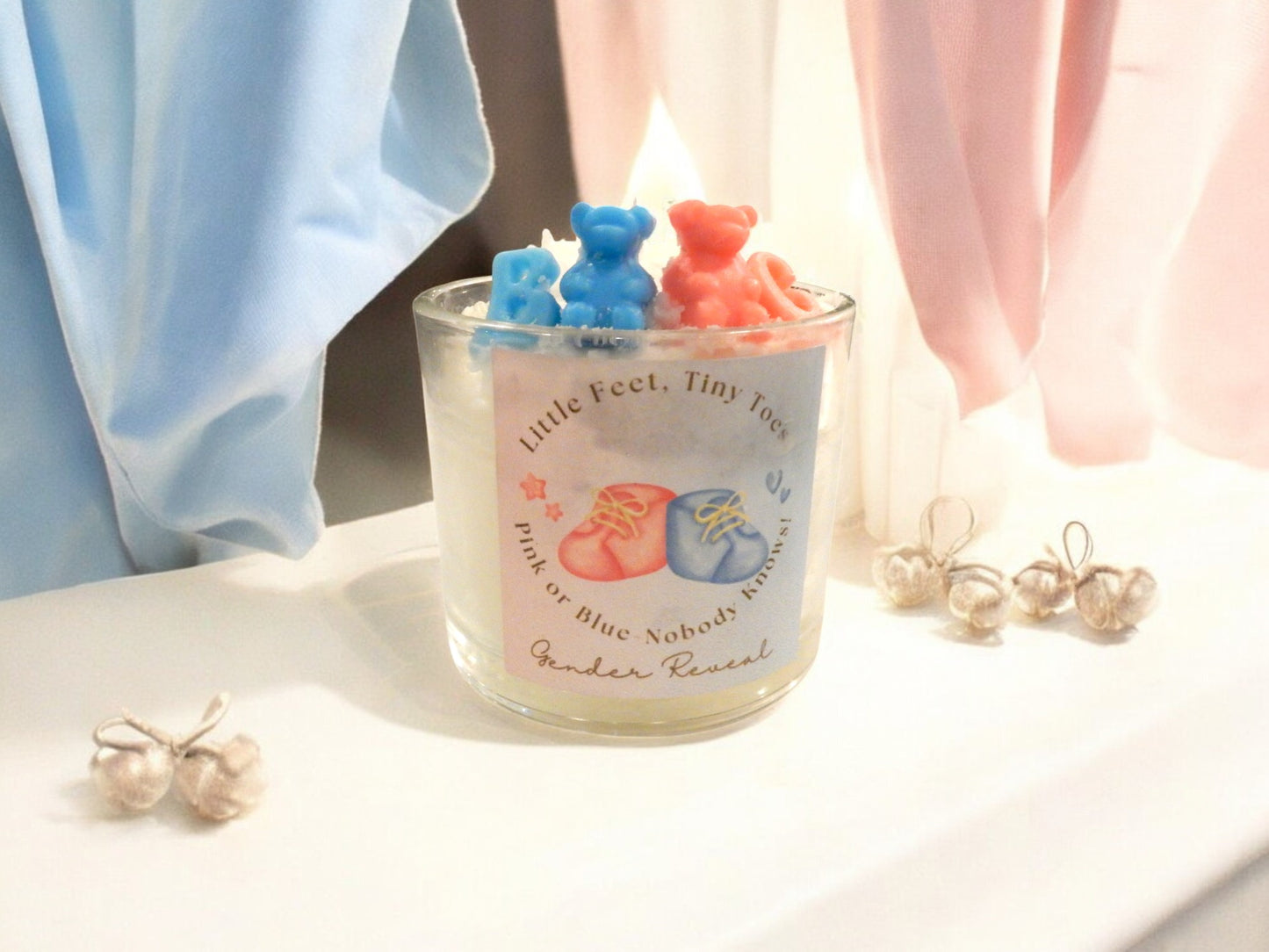 Gender Reveal Candle- Signature Deluxe Candle