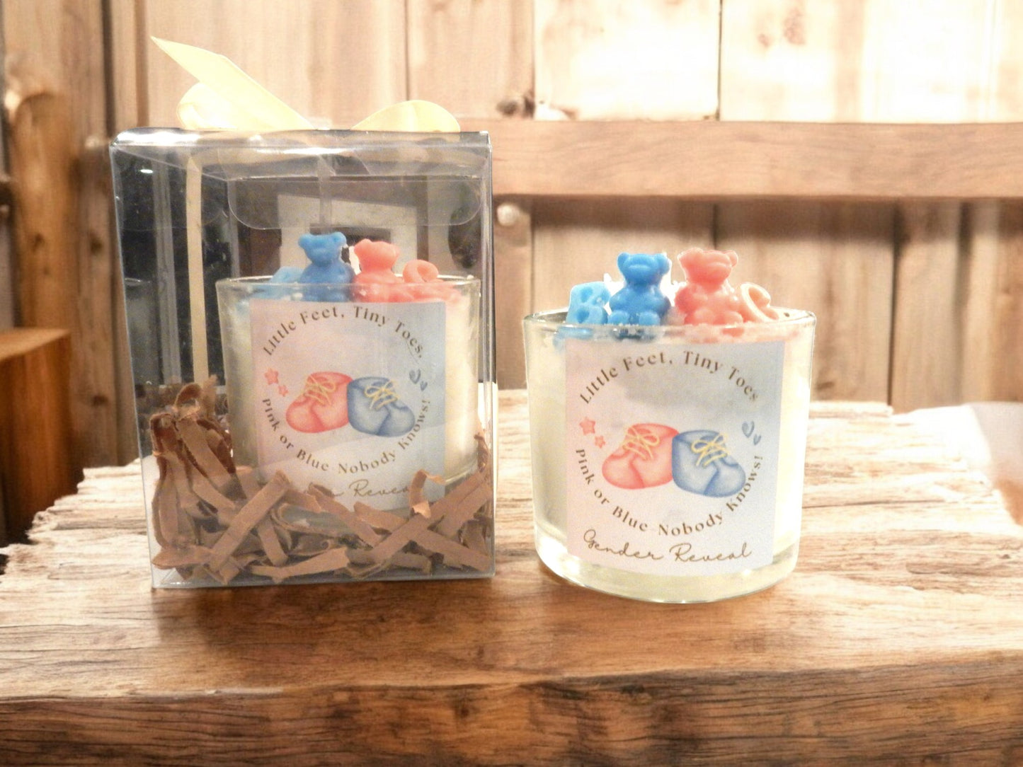 Gender Reveal Candle- Signature Deluxe Candle