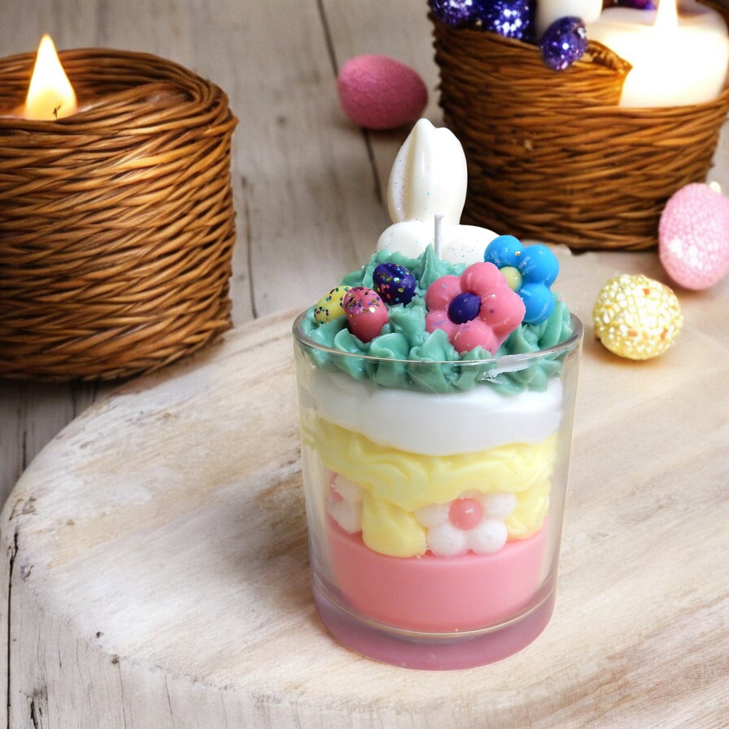 Strawberry Banana Easter Deluxe Candle