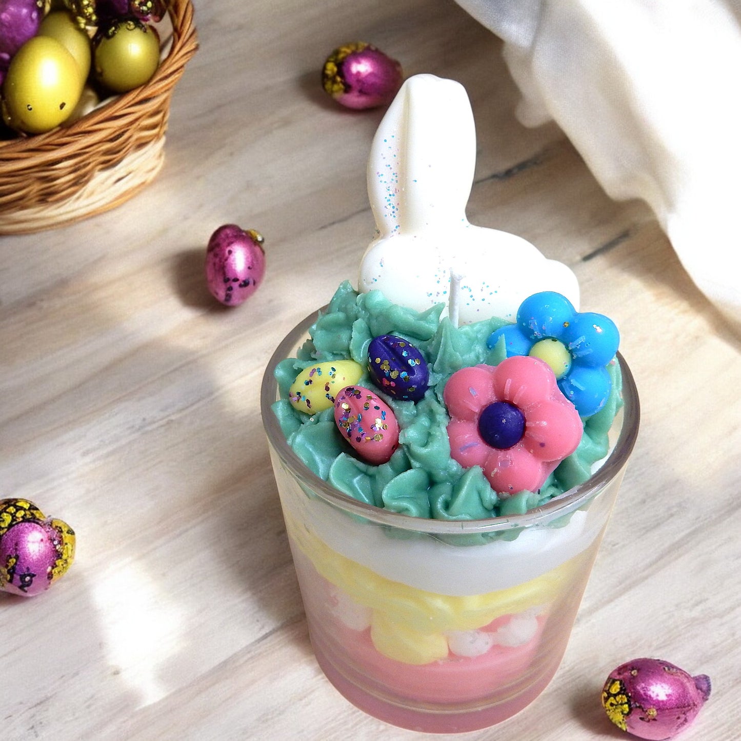 Strawberry Banana Easter Deluxe Candle