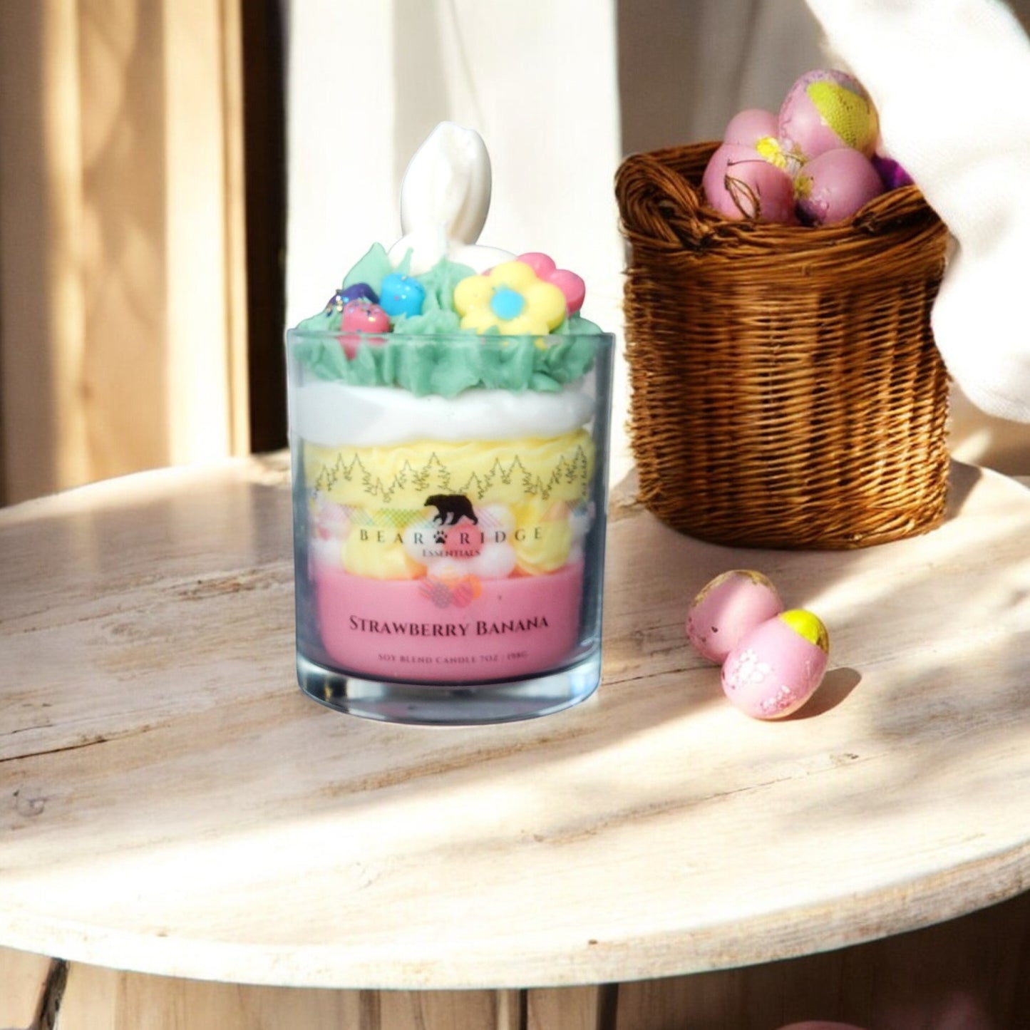 Strawberry Banana Easter Deluxe Candle