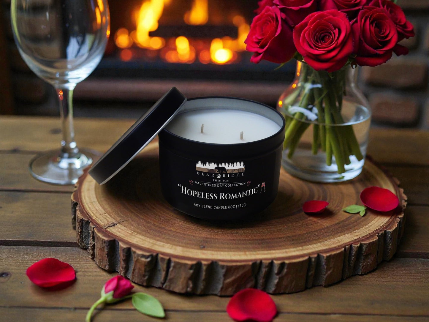 "Hopeless Romantic" 6 oz. Candle