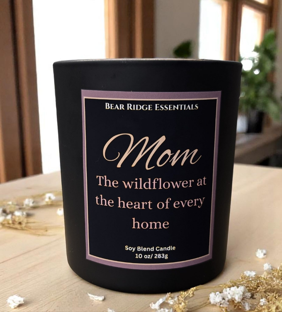 Mom- Wildflower Creme Cake- Soy Blend Candles- Limited Edition