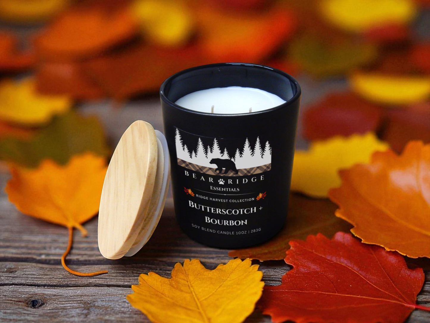 Butterscotch + Bourbon 10 oz Soy Candle