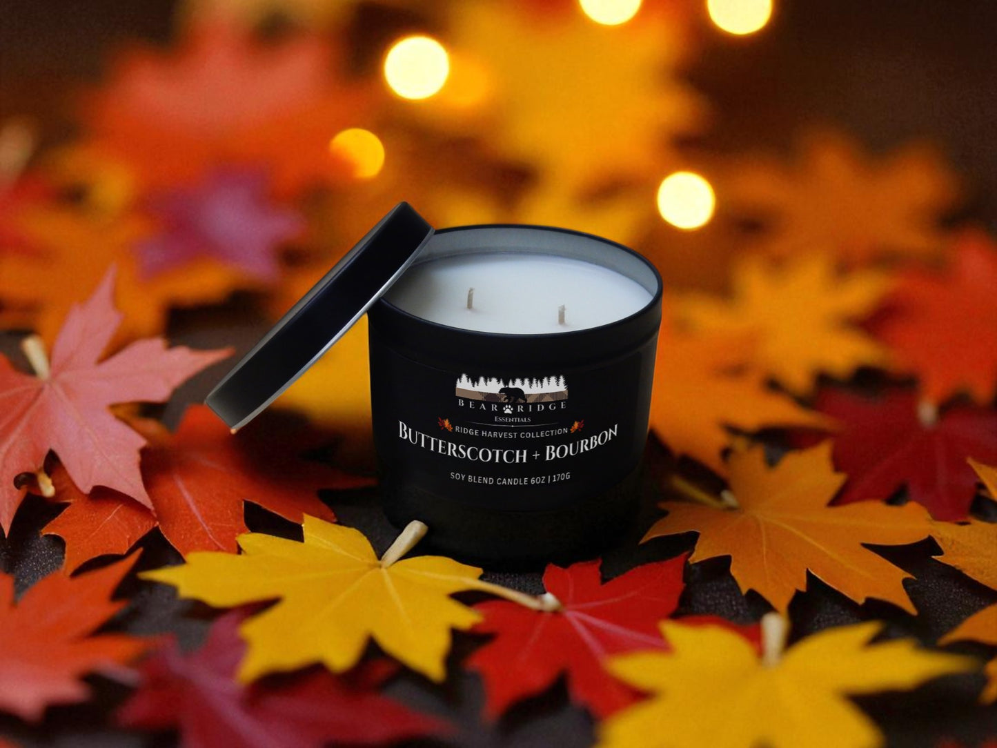 Butterscotch + Bourbon 6 oz Soy Candle
