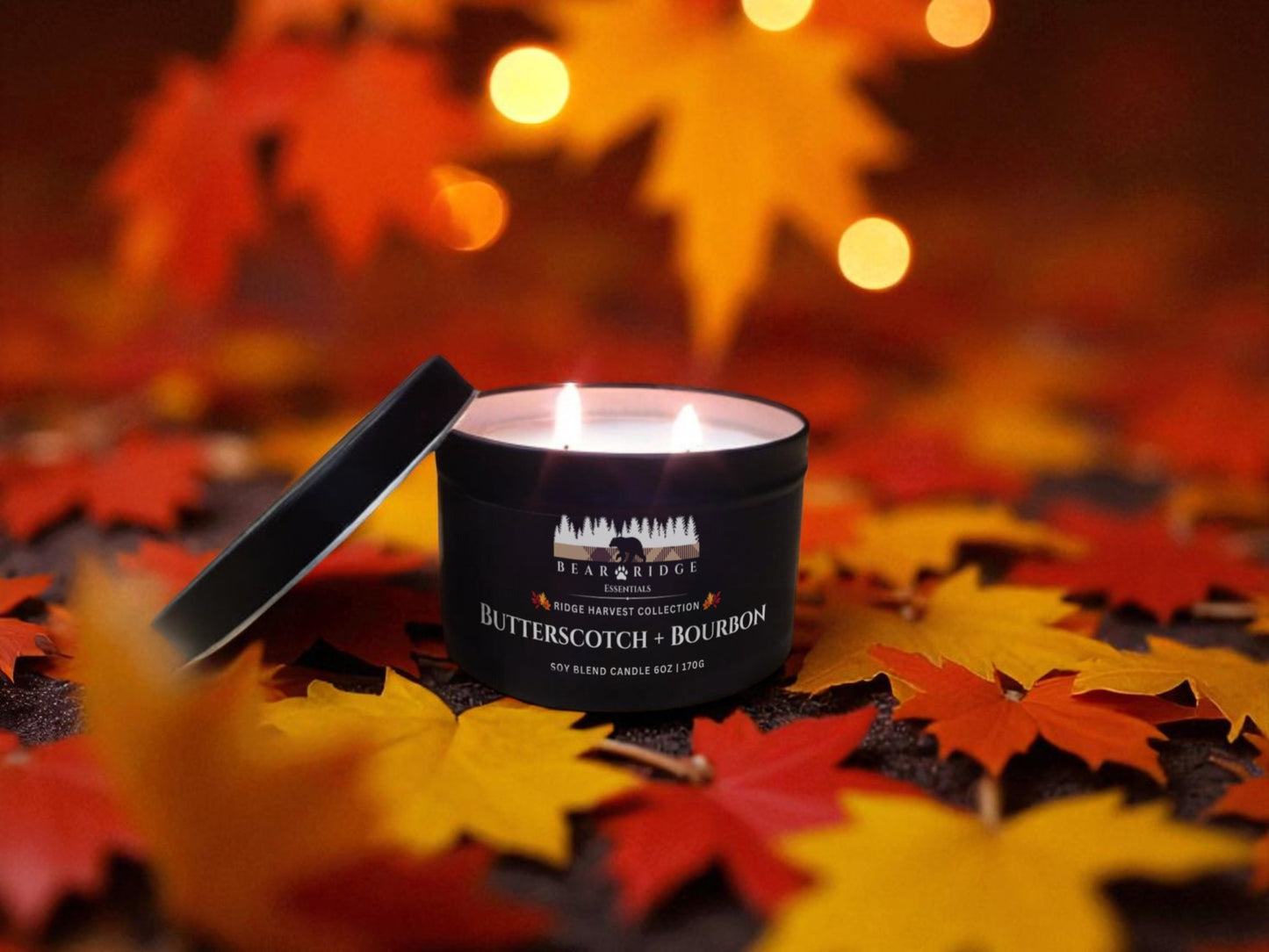 Butterscotch + Bourbon 6 oz Soy Candle