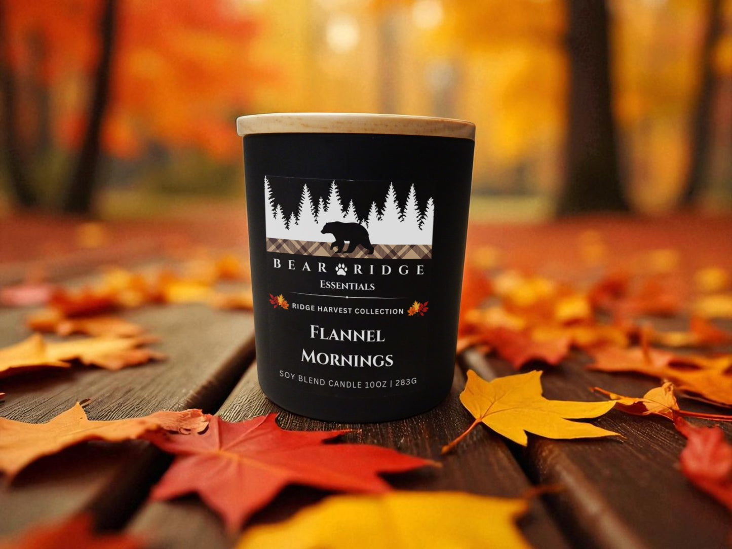 Flannel Mornings 10 oz Soy Candle