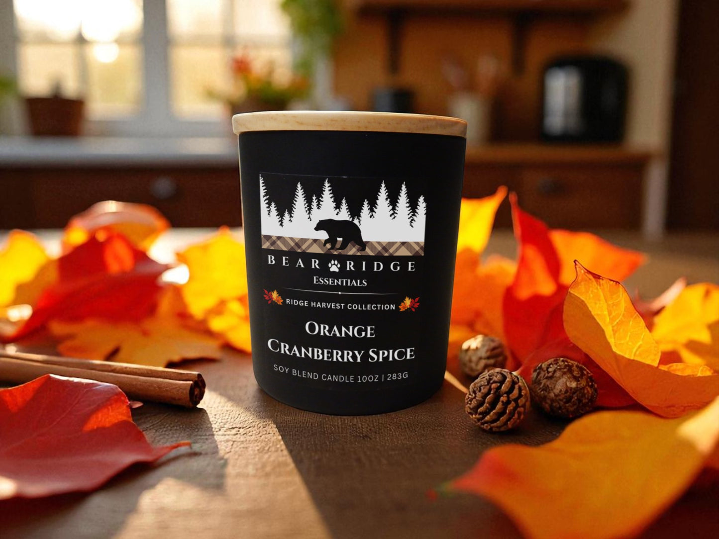 Orange Cranberry Spice 10 oz Soy Candle
