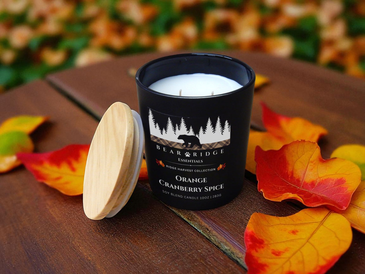 Orange Cranberry Spice 10 oz Soy Candle