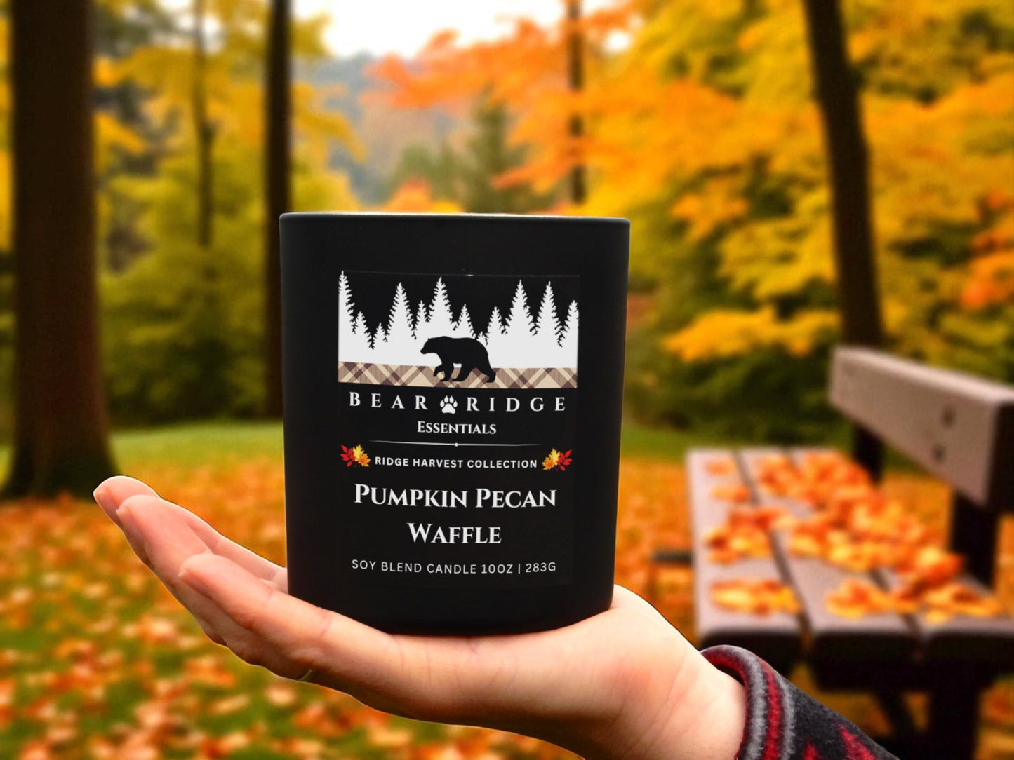 Pumpkin Pecan Waffles 10 oz Soy Candle