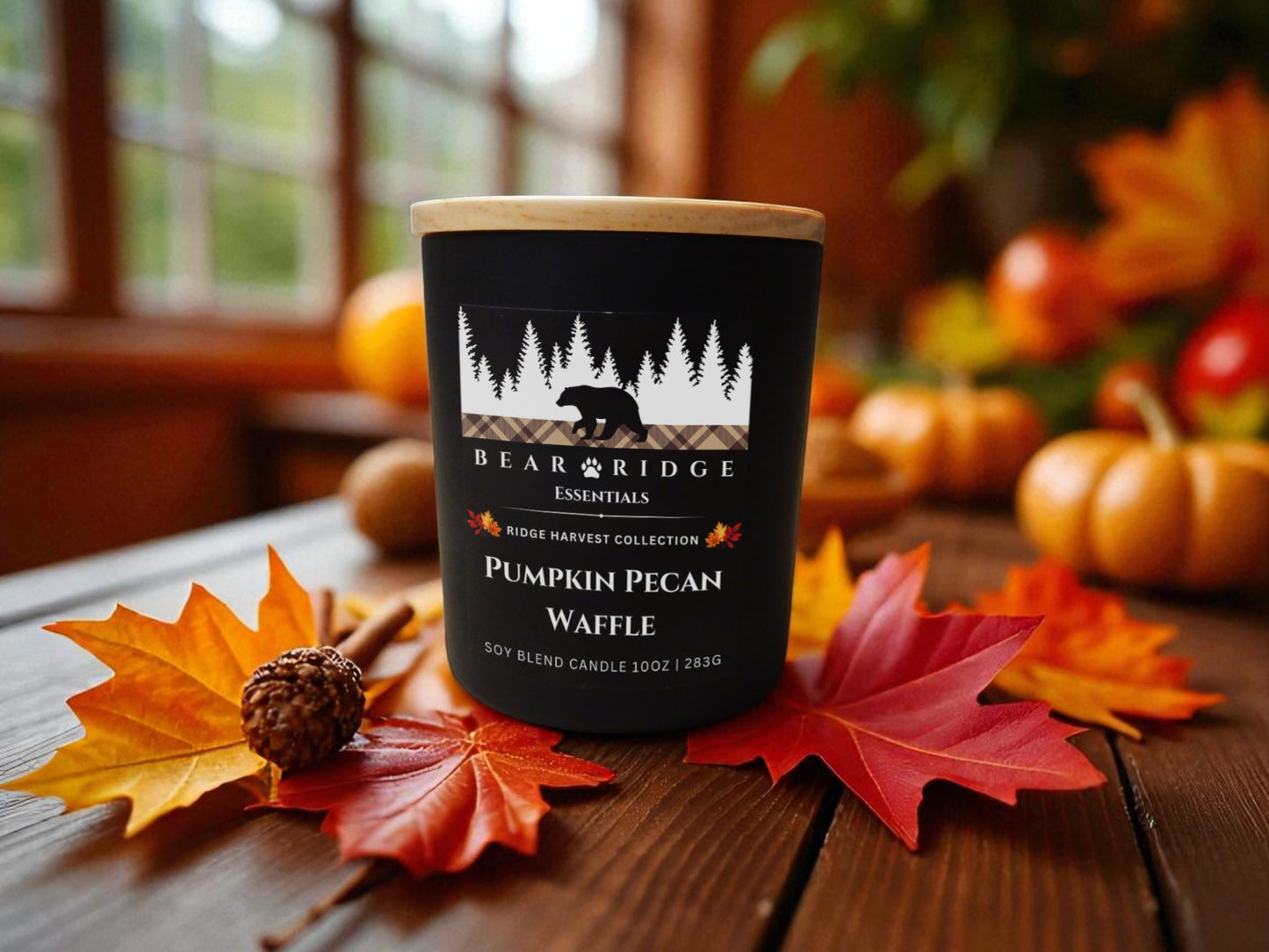 Pumpkin Pecan Waffles 10 oz Soy Candle