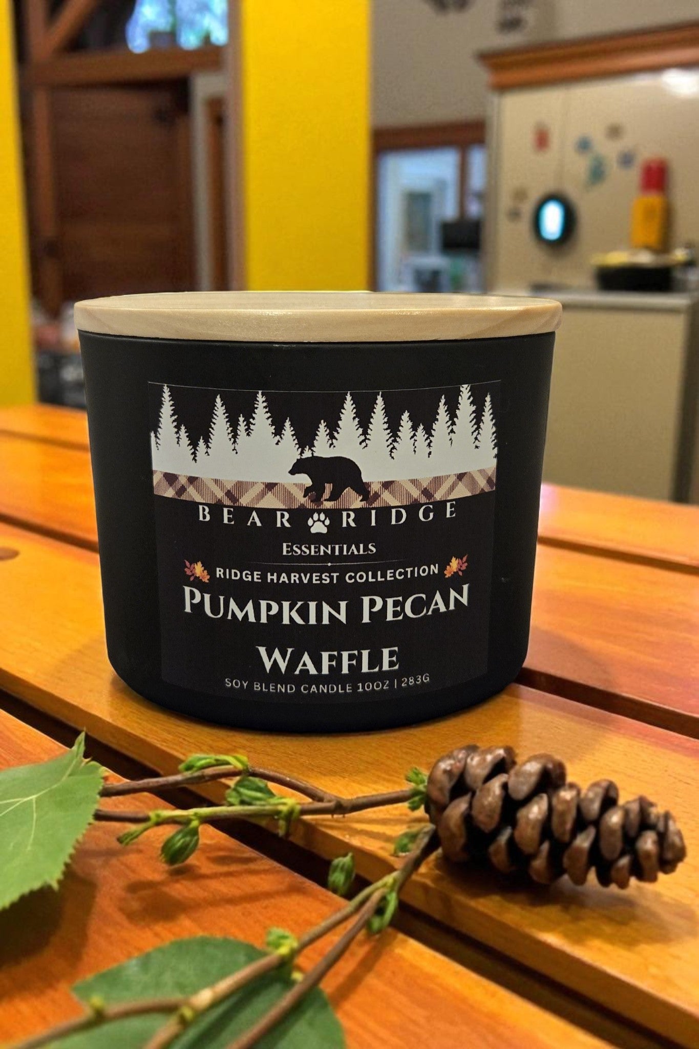 Pumpkin Pecan Waffles 10 oz 3 Wick Soy Candle