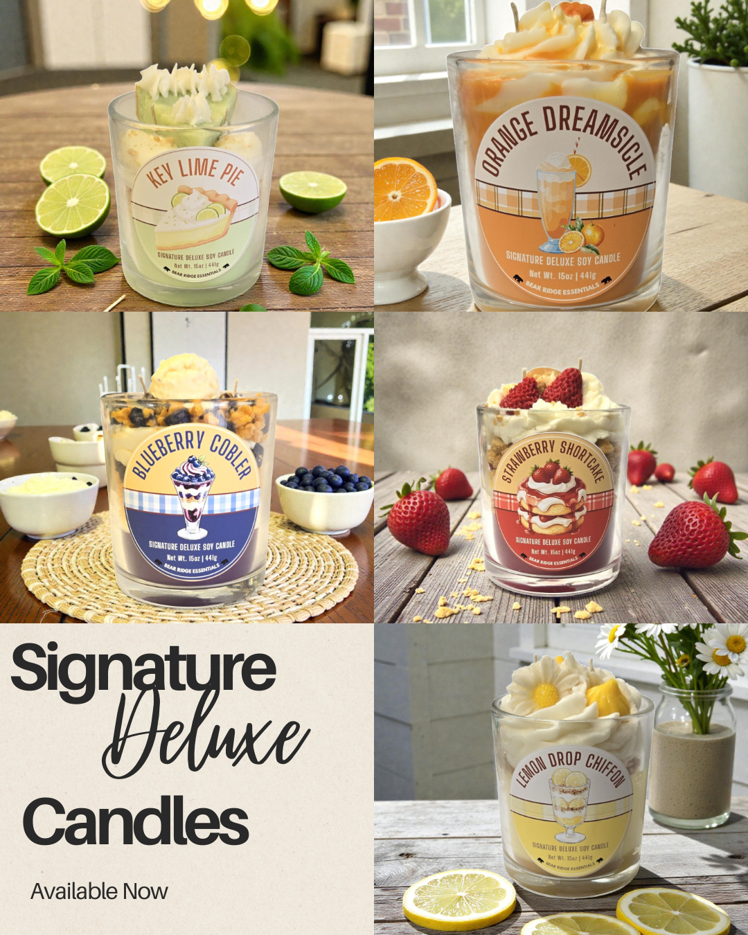 Signature Deluxe  Candles | Melts