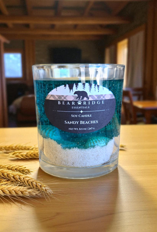 Sandy Beaches Deluxe Gel Candle
