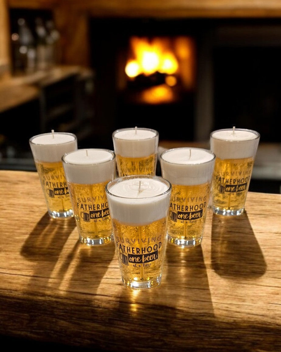Surviving Fatherhood- Signature Deluxe Gel Beer Candle