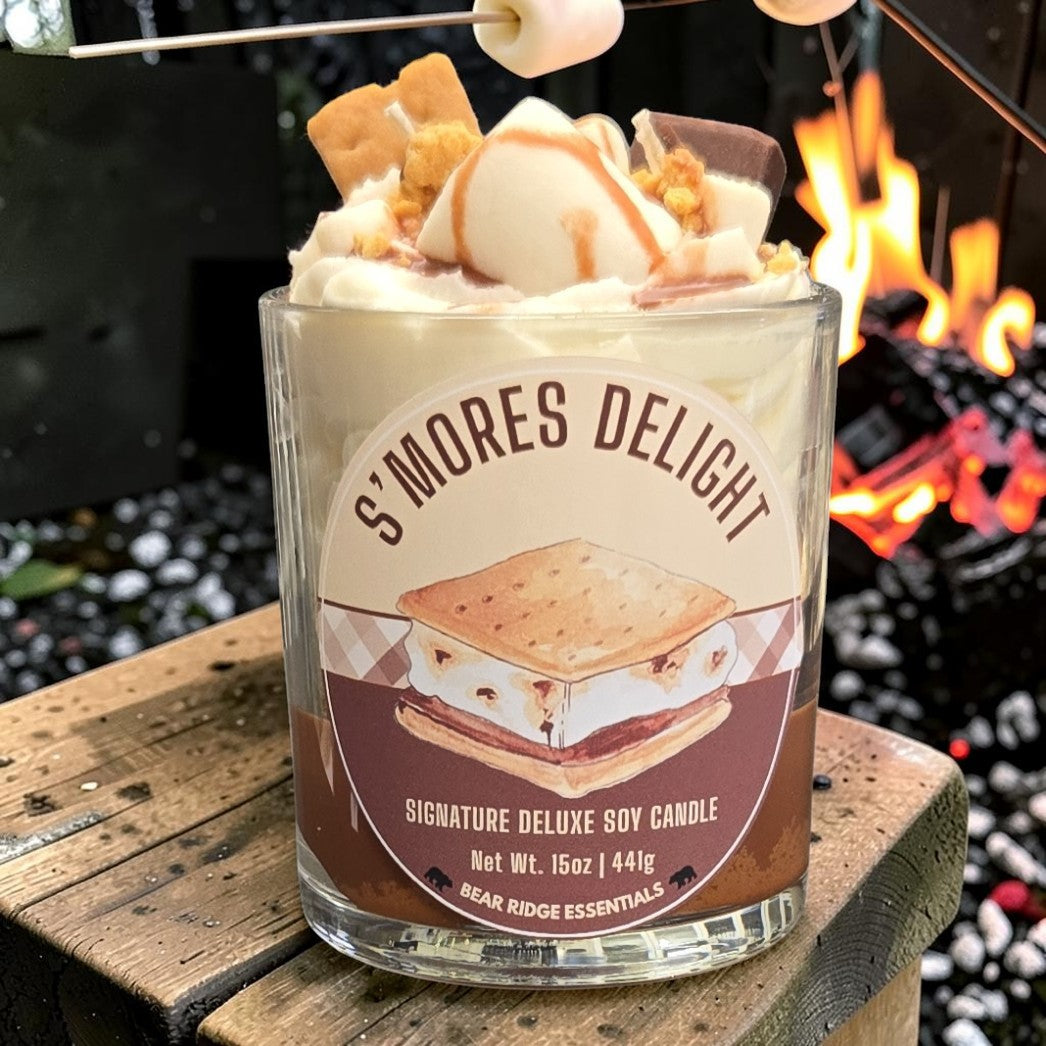 Smores Delight - Signature Deluxe Candle 15 oz