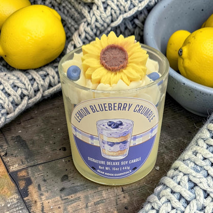 Lemon Blueberry Crumble - Signature Deluxe Candle