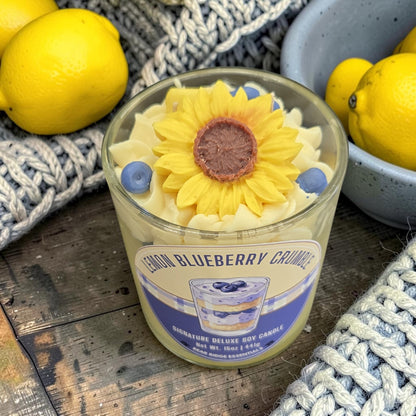 Lemon Blueberry Crumble - Signature Deluxe Candle