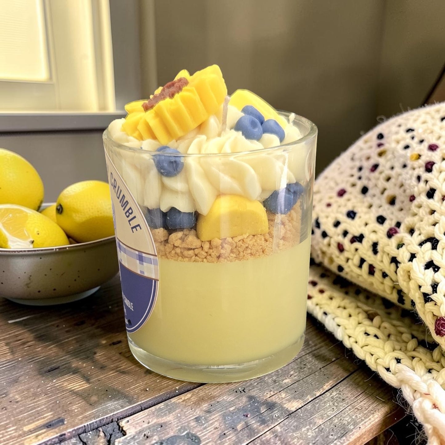 Lemon Blueberry Crumble - Signature Deluxe Candle