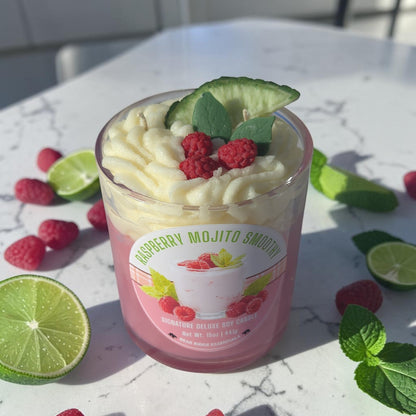 Raspberry Mojito Smoothy - Signature Deluxe Candle