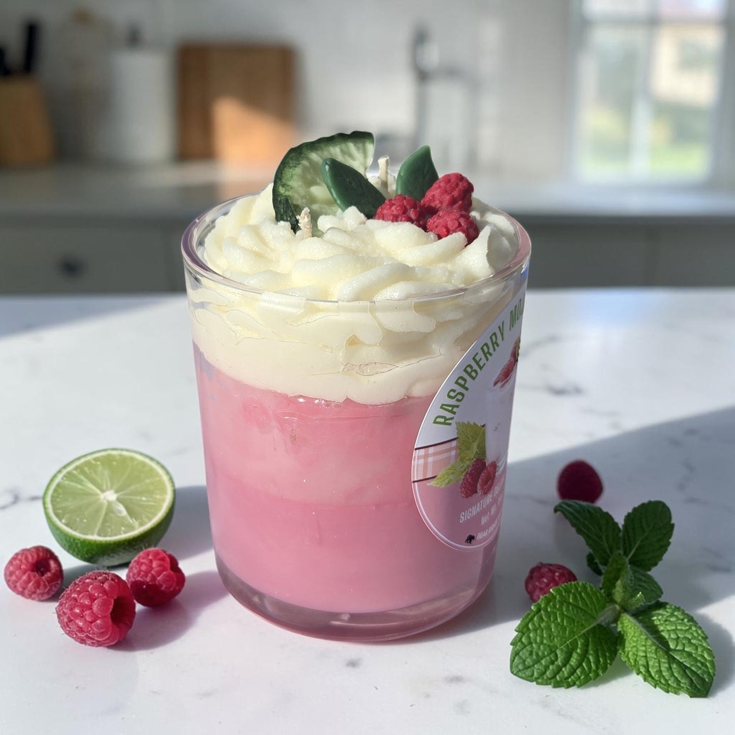 Raspberry Mojito Smoothy - Signature Deluxe Candle