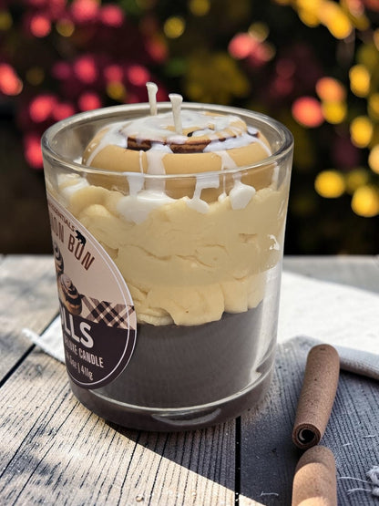 Cinnamon Bun Signature Deluxe Candle - Soy Candle 12.5oz