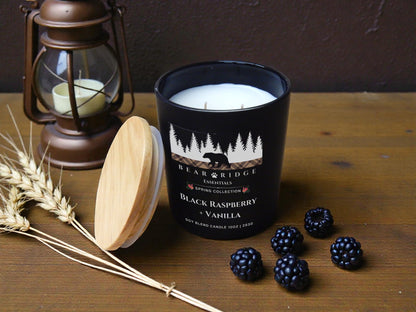 Black Raspberry + Vanilla 10 oz Candle
