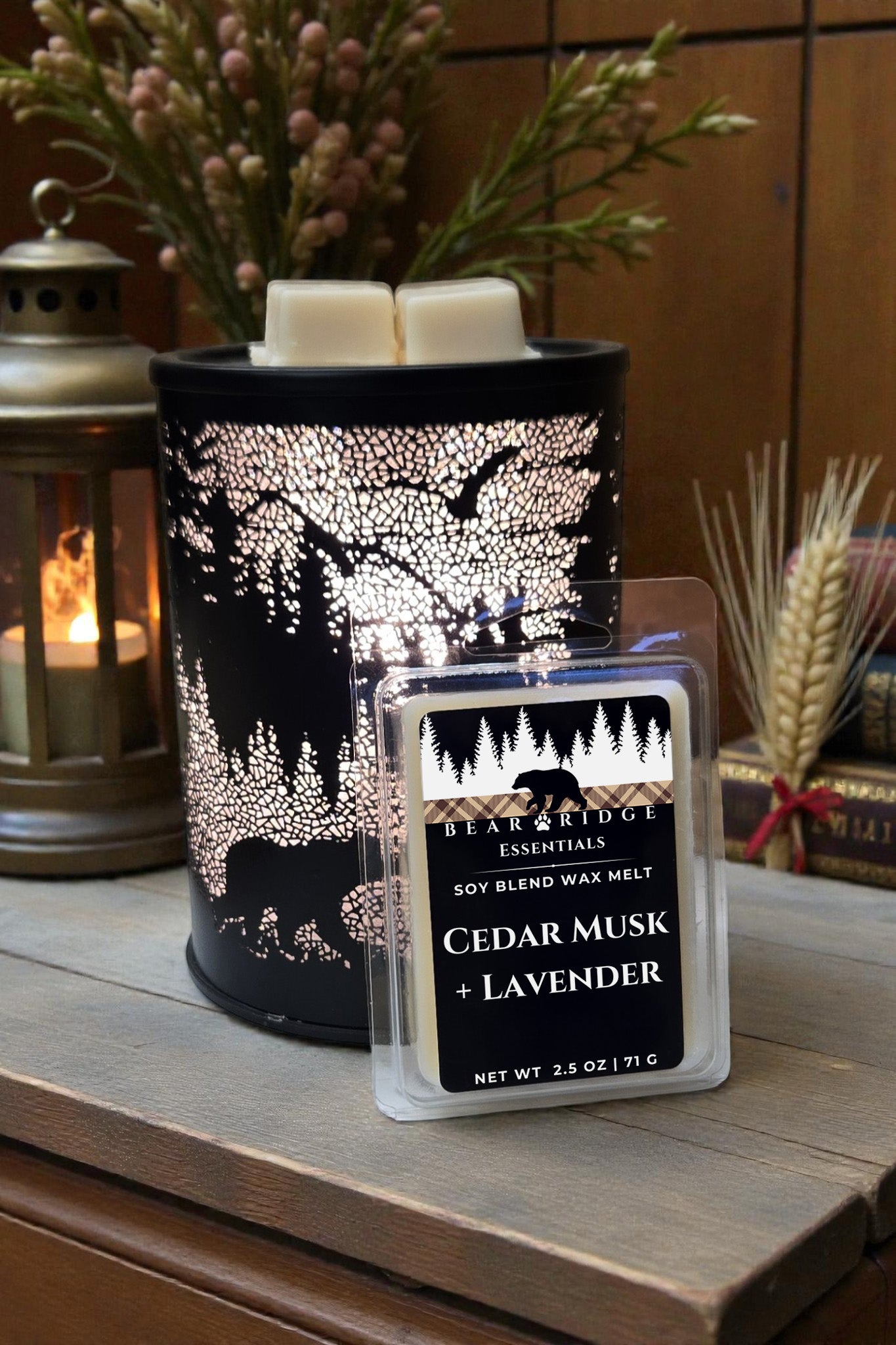 Cedar Musk + Lavender Wax Melt