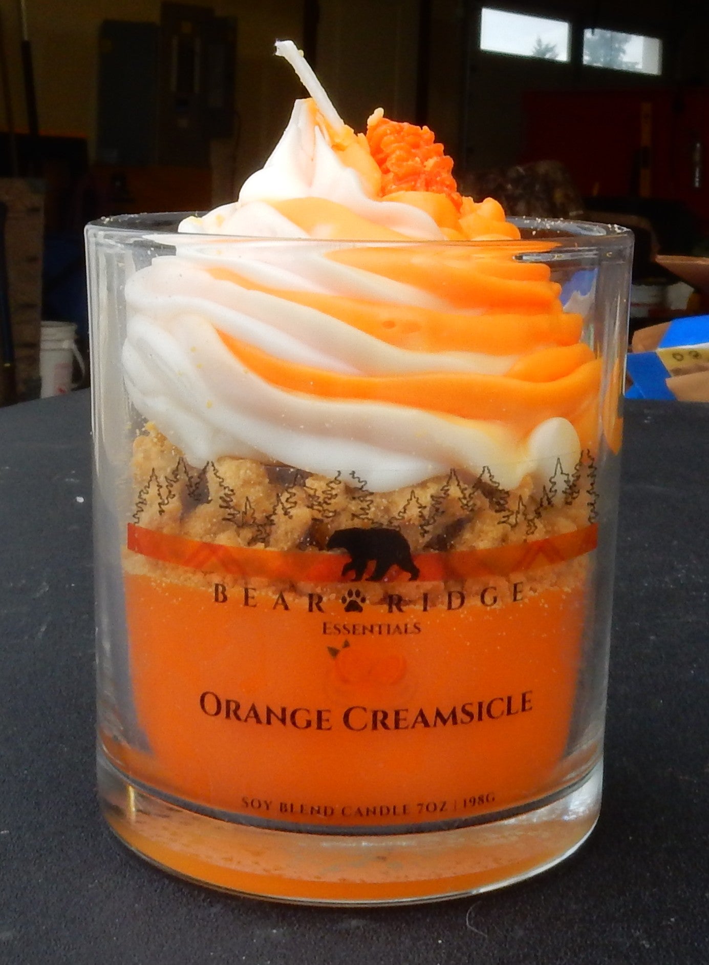 Orange Creamsicle Deluxe Dessert Candle