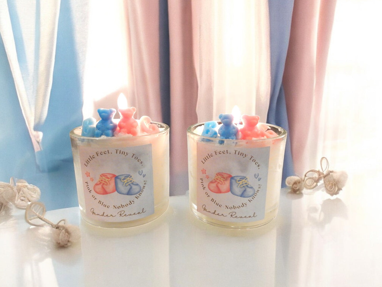 Gender Reveal Candle- Signature Deluxe Candle