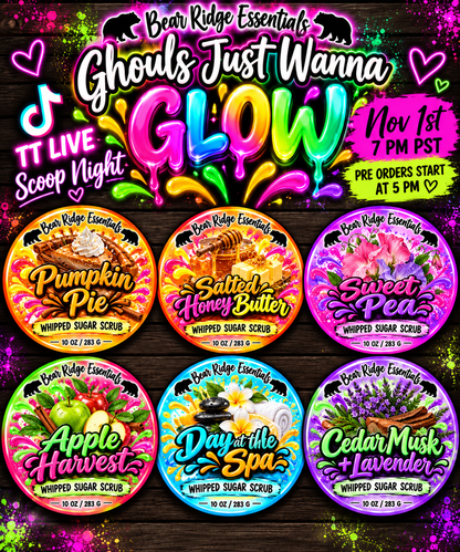 Sugar Scrub Live Scoops- Ghouls Just Wanna Glow!