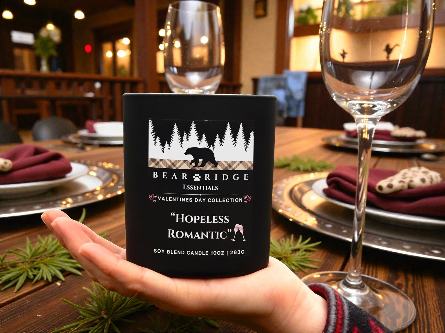 "Hopeless Romantic"  10 oz Soy Candle