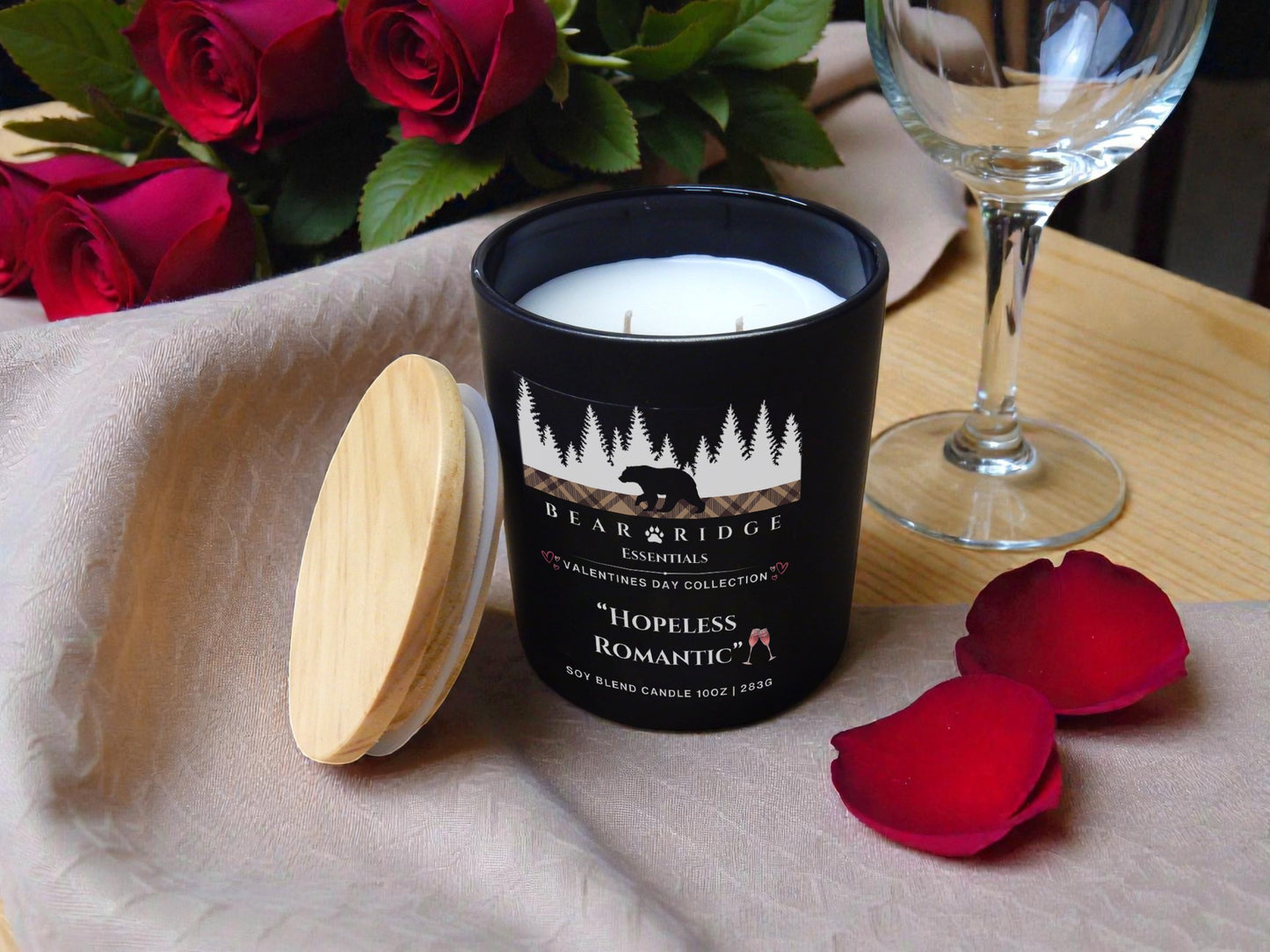 "Hopeless Romantic"  10 oz Soy Candle