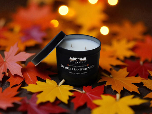 Orange Cranberry Spice 6 oz Soy Candle